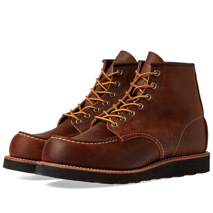 Photo: Red Wing 8886 Heritage Work 6" Moc Toe Boot Copper Rough & Tough
