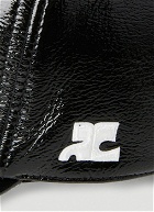 Courrèges - Vinyl Baseball Cap in Black