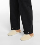 Aeyde Kelly shearling slippers
