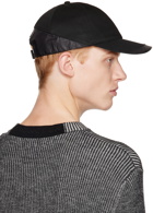 Moncler Black Paneled Cap