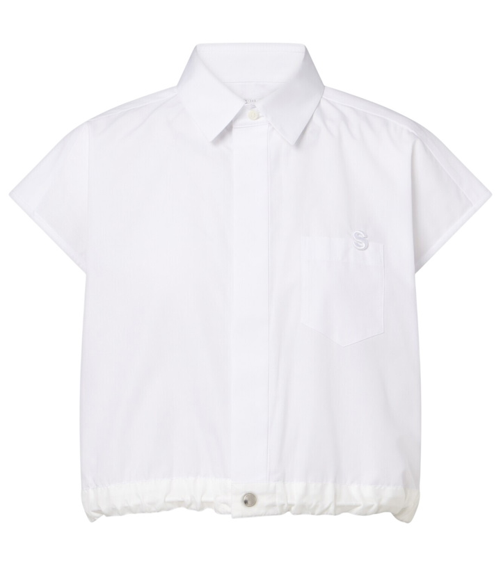 Photo: Sacai Poplin shirt