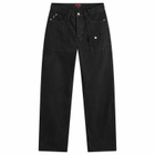 Pleasures Men's Grind Baggy Denim Jeans in Black