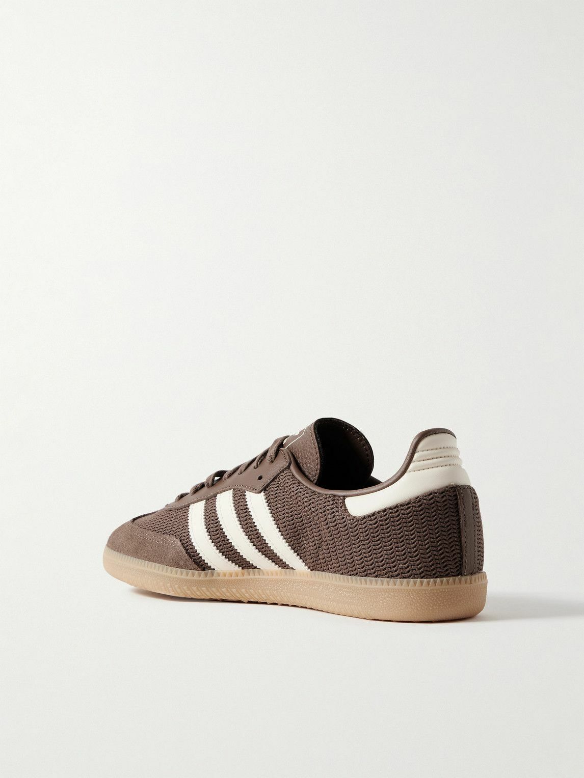 adidas Originals - Samba OG Leather and Suede-Trimmed
