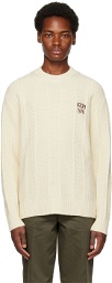 Golden Goose Off-White Embroidered Sweater