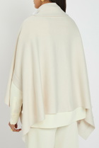 Bernadette Shirene Embroidered Cashmere-blend Shawl Ivory