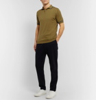 John Smedley - Slim-Fit Contrast-Tipped Sea Island Cotton Polo Shirt - Green