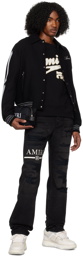 AMIRI Black Bones Bomber Jacket