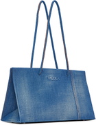 Medea Blue Cydonia Denim Shoulder Bag