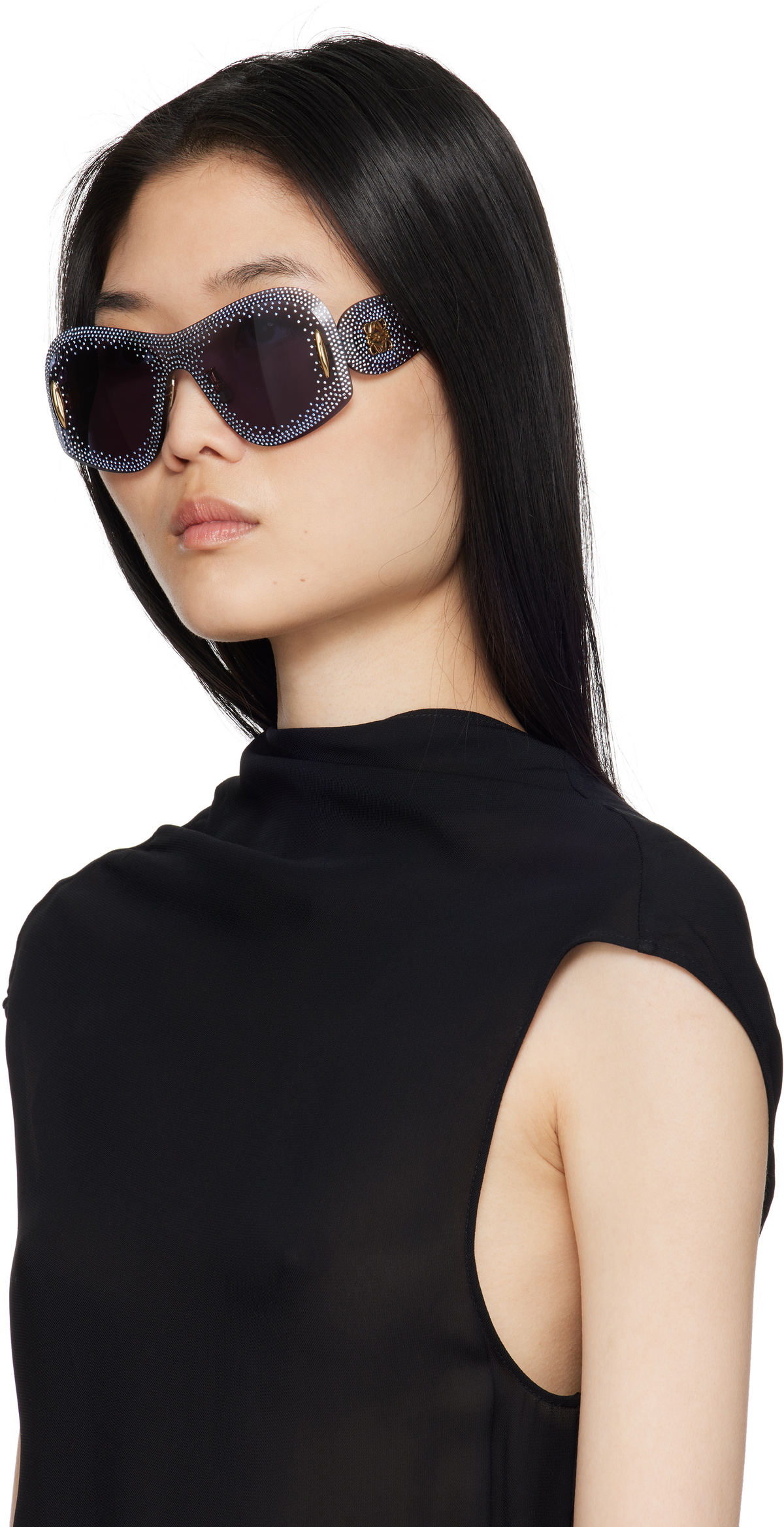 LOEWE Blue Starry Night Mask Sunglasses
