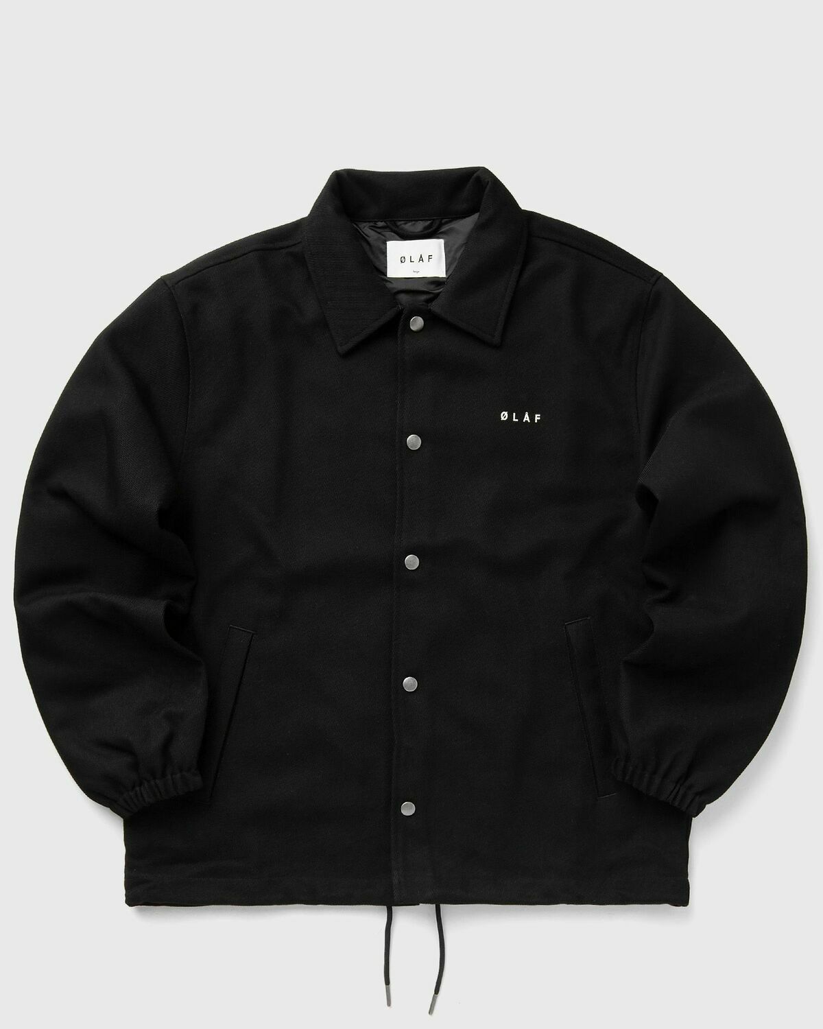ølåf Coach Jacket Black Overshirts/Windbreaker