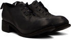 Guidi Black PL10L Oxfords