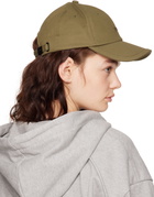 Juun.J Khaki Cotton Ball Cap
