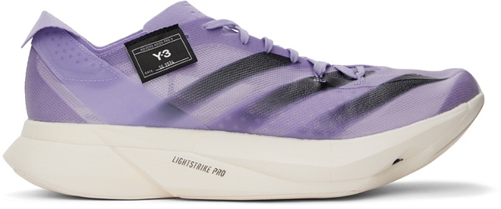 Photo: Y-3 Purple Adios Pro 3.0 Sneakers