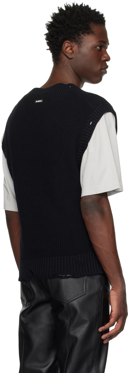 Han Kjobenhavn Black Distressed Vest