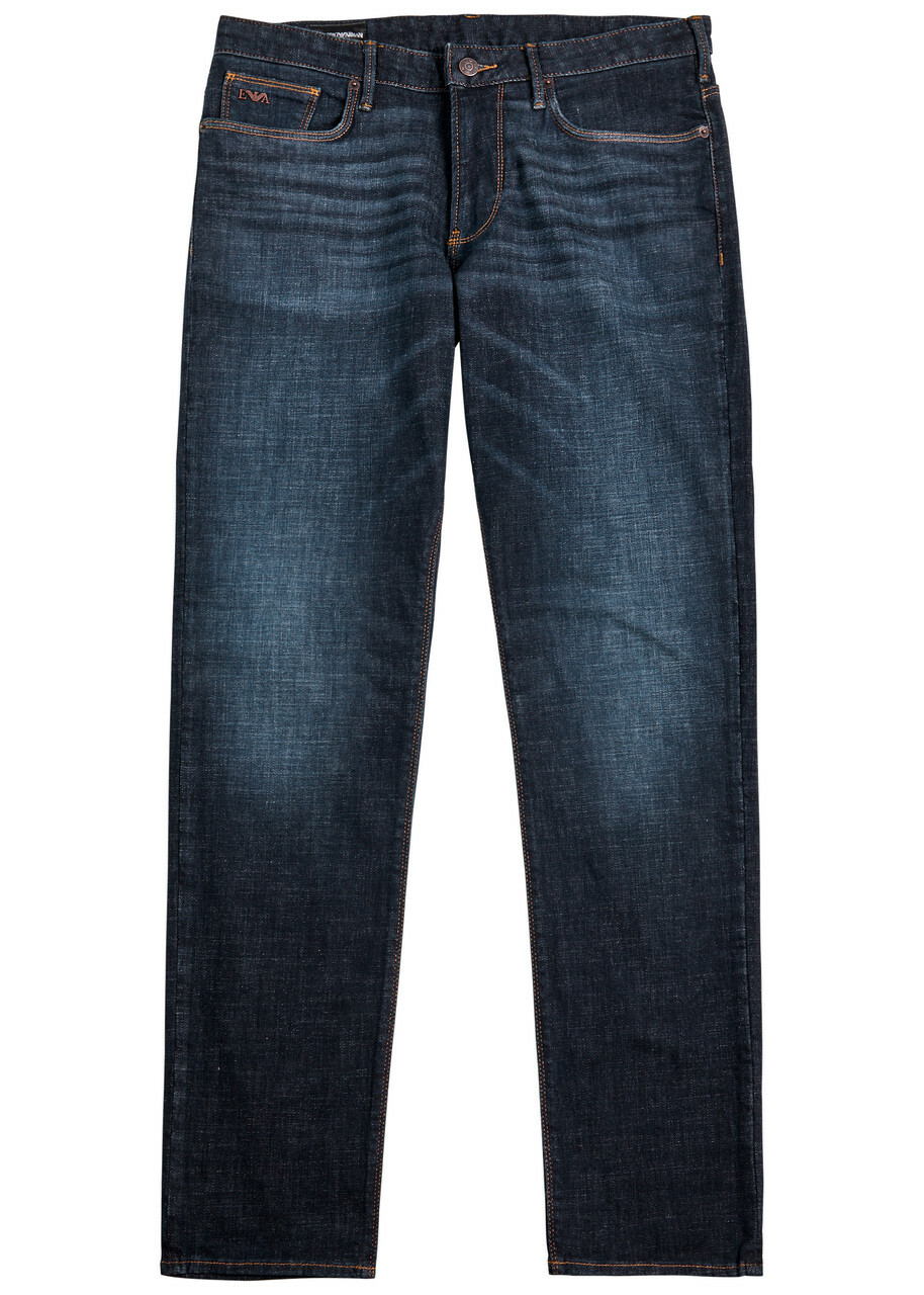 Emporio Armani Slim-leg Jeans Blue