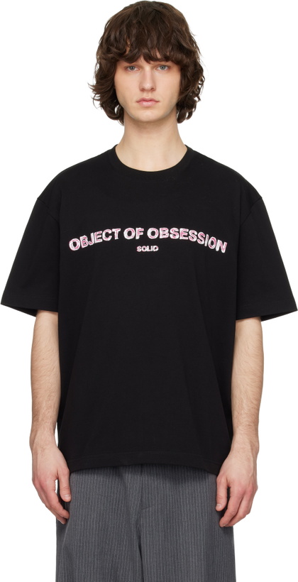 Photo: Solid Homme Black 'Object Of Obsession' T-shirt