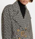 Balmain Monogram jacquard trench coat