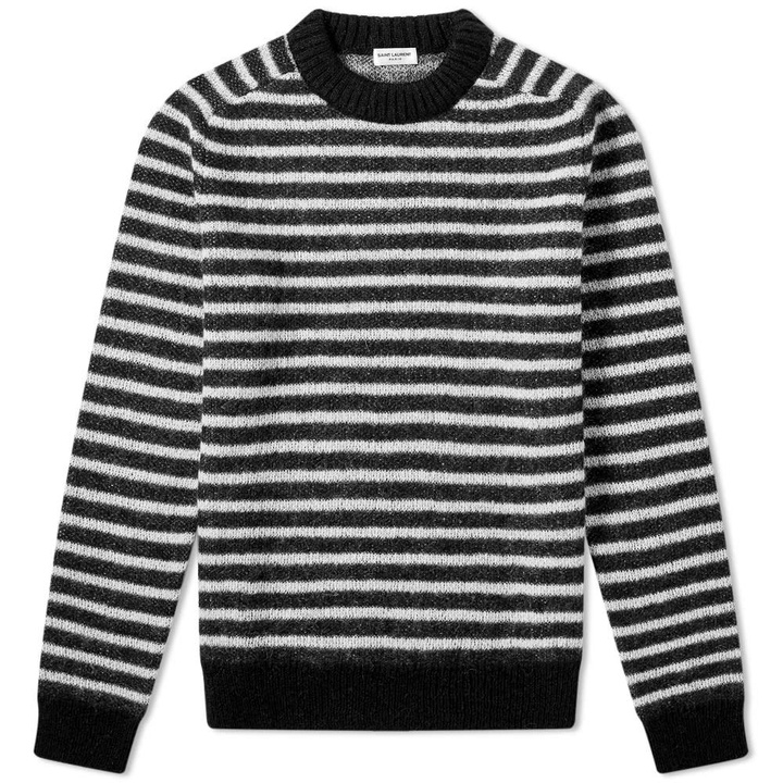 Photo: Saint Laurent Stripe Mohair Knit