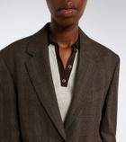 Acne Studios Checked wool-blend blazer