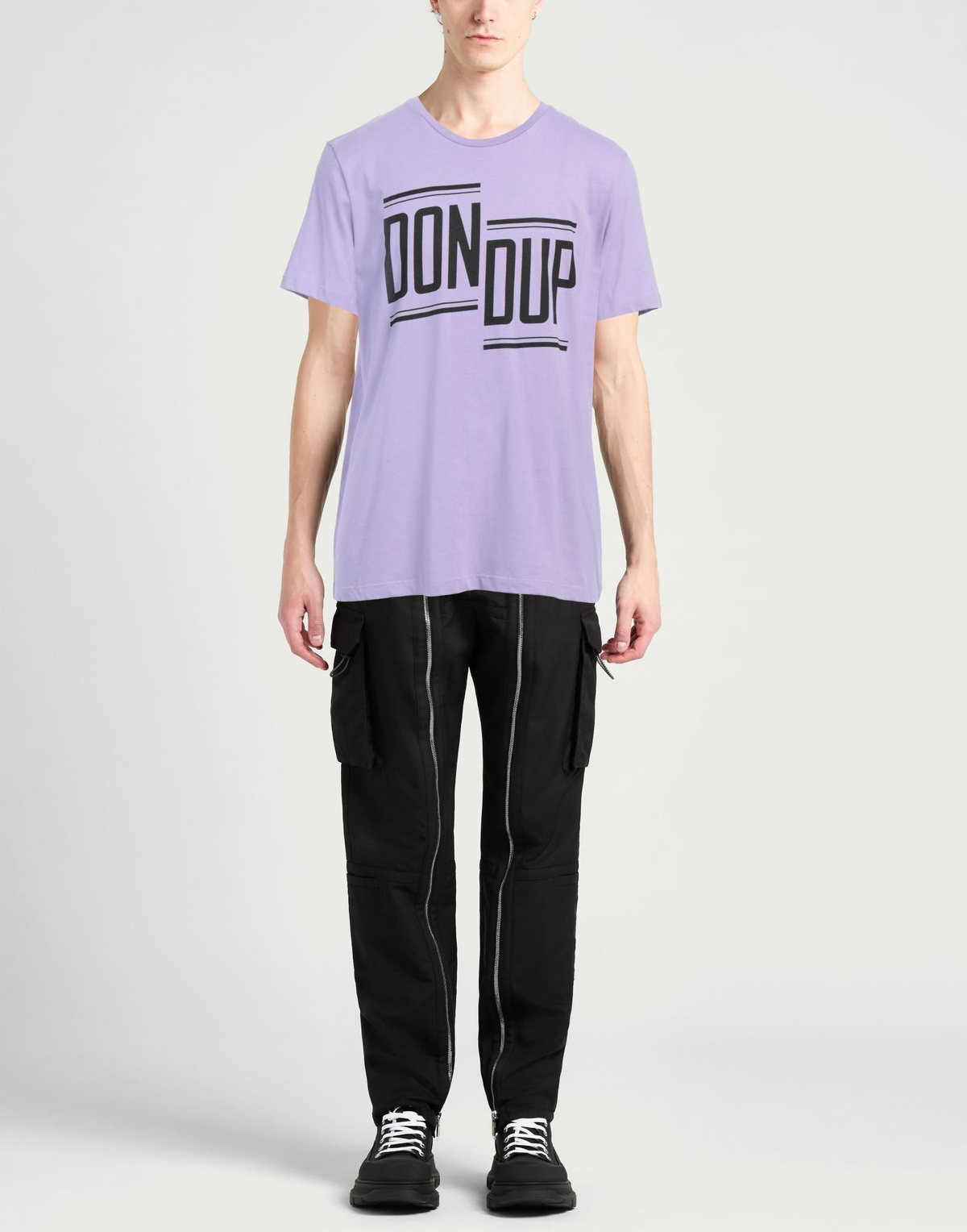 Dondup Mens T-shirt Lilac
