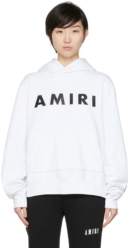 Photo: AMIRI White Army Logo Hoodie