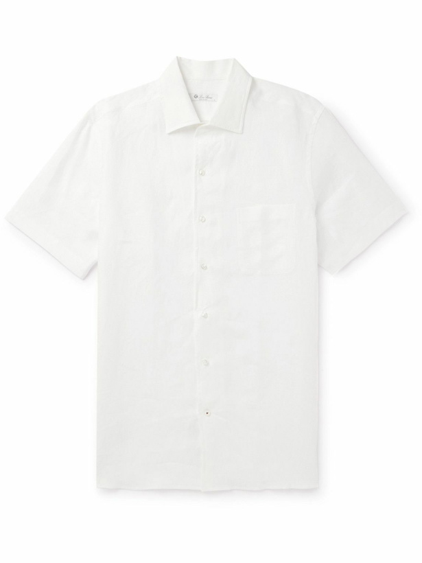Photo: Loro Piana - Arizona Linen Shirt - White