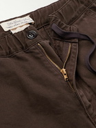 Remi Relief - Straight-Leg Cotton-Twill Trousers - Brown