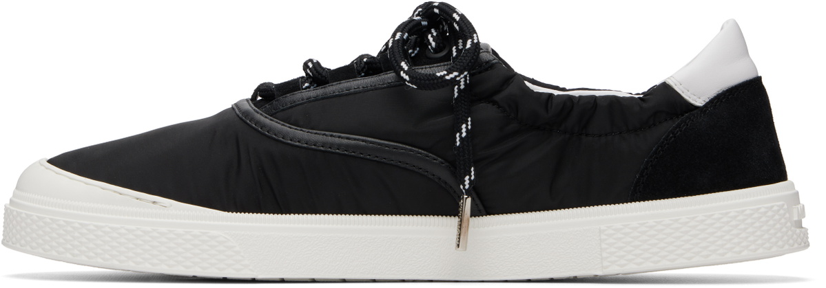 Moncler Black Vera Leisure Nylon Sneakers
