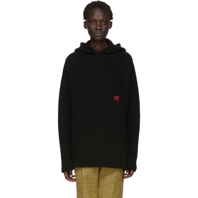 Photo: Raf Simons Black Knit Atari Hoodie