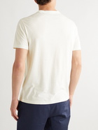 Officine Générale - Lyocell and Cotton-Blend Jersey T-Shirt - Neutrals