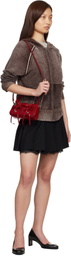 Acne Studios Black Pleated Miniskirt