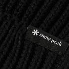 Snow Peak Men's Pe/Co Knit Beanie in Black