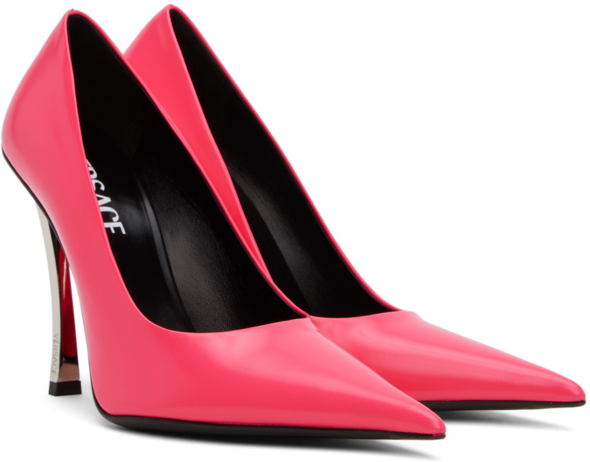 Versace Pink Pin-Point Heels