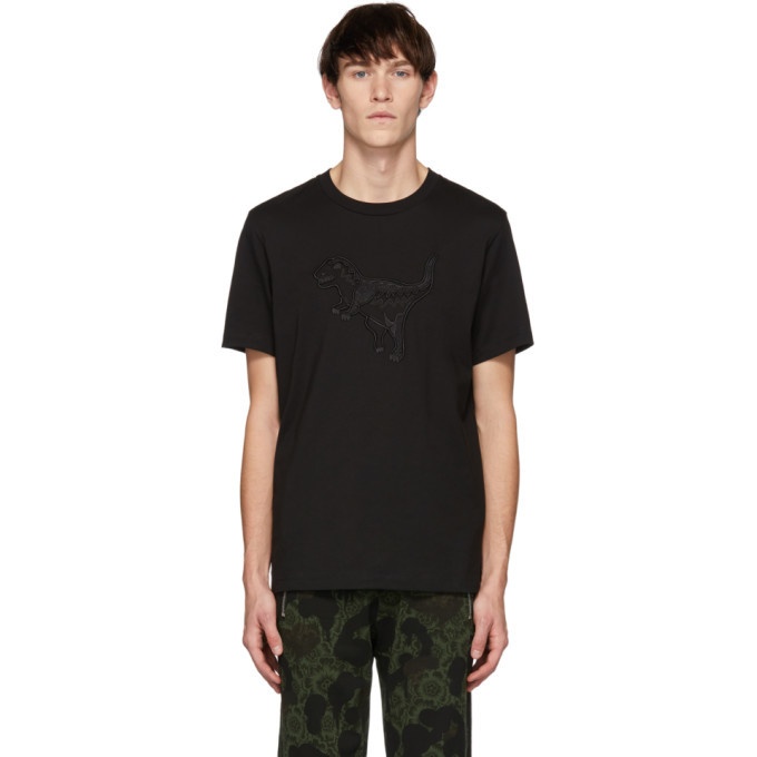 Photo: Coach 1941 Black Embroidered Rexy T-Shirt
