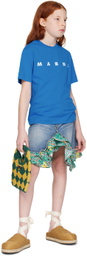 Marni Kids Yellow & Green Diamond Crochet Bag