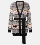 Missoni Zigzag belted cardigan