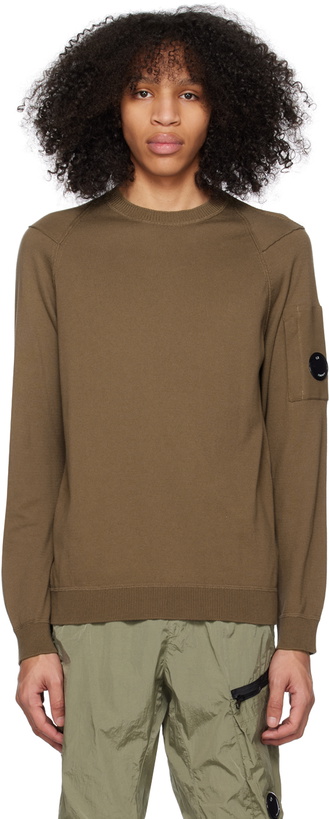 Photo: C.P. Company Brown Sea Island Sweater