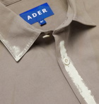 Ader Error - Printed Cotton-Canvas Shirt - Gray