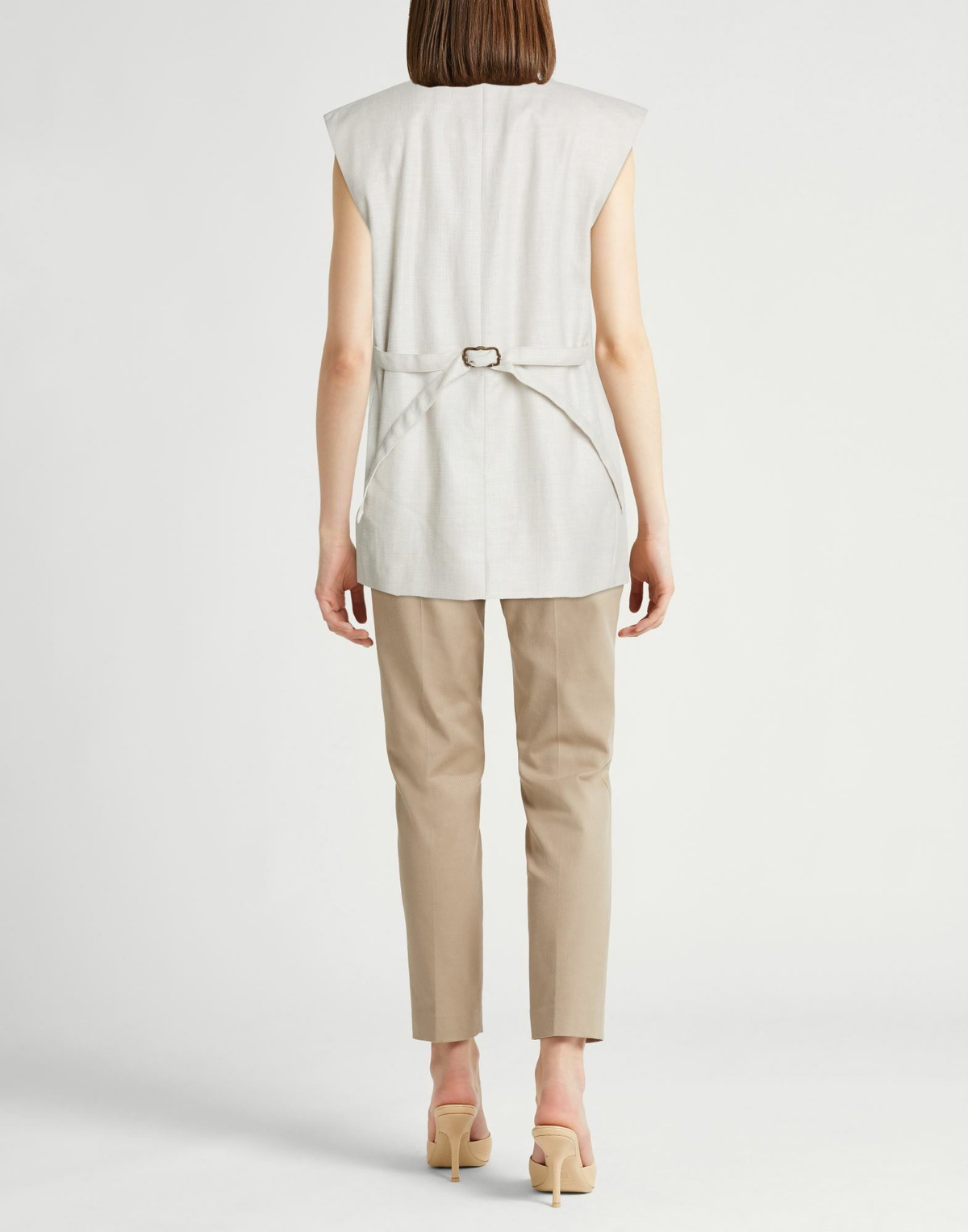 Agnona Womens Blazer Light in Grey