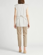 Agnona Womens Blazer Light in Grey