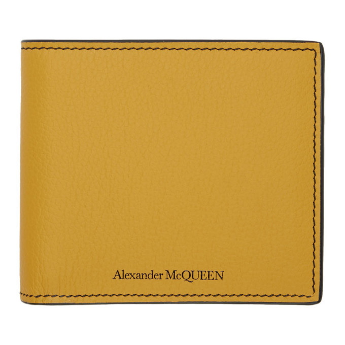 Photo: Alexander McQueen Yellow Sunflower Bifold Wallet