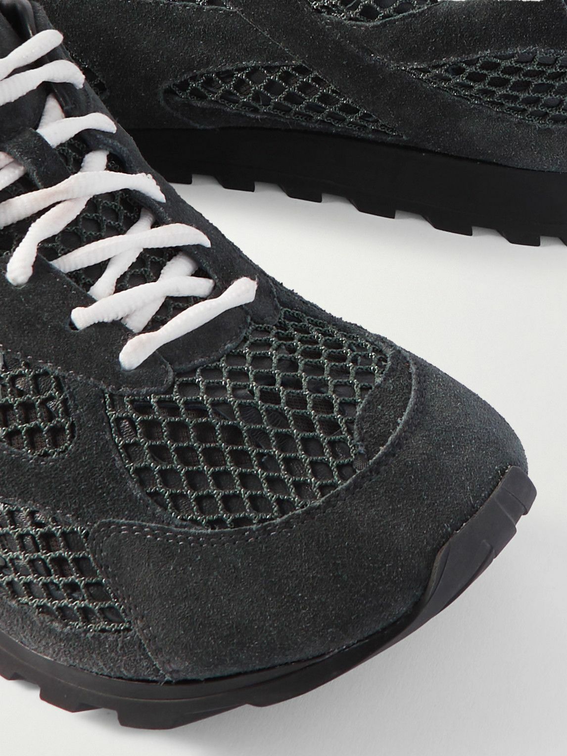 Bottega Veneta Black and Gray Mesh Athletic Shoes Bottega Veneta | Shoes | Bottega Veneta Black And Gray  main image 2
