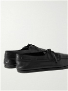 The Row - Sailor Leather Loafers - Black