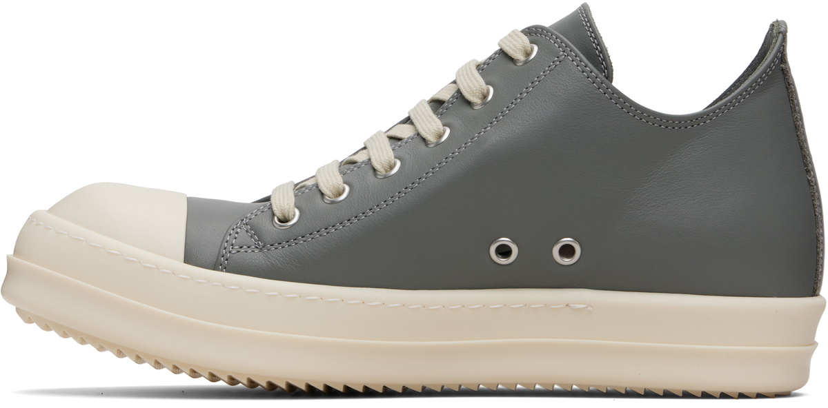 Rick Owens Gray Concordians Low Sneaks Sneakers Rick Owens