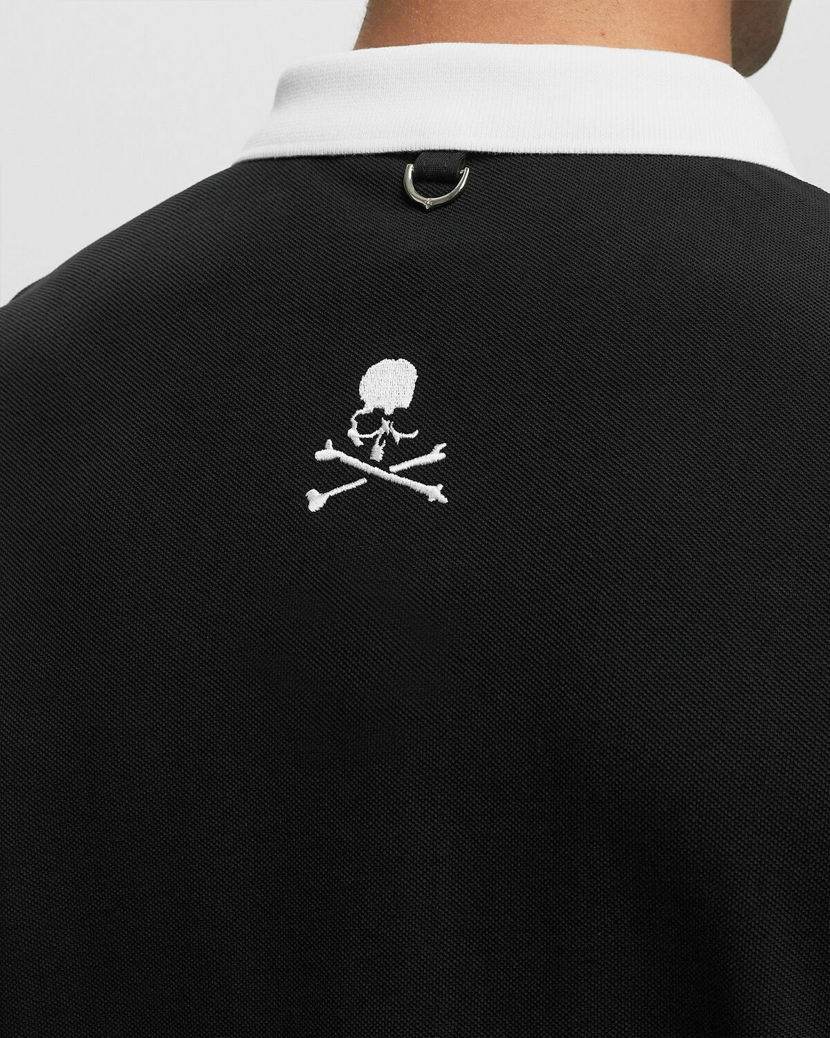 Fred Perry X Mastermind Plain Polo Shirt Black Polos Fred Perry
