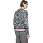 Loewe Black and Multicolor Melange Sweater