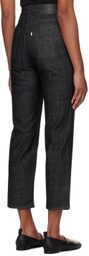 Youth Black Straight-Leg Jeans