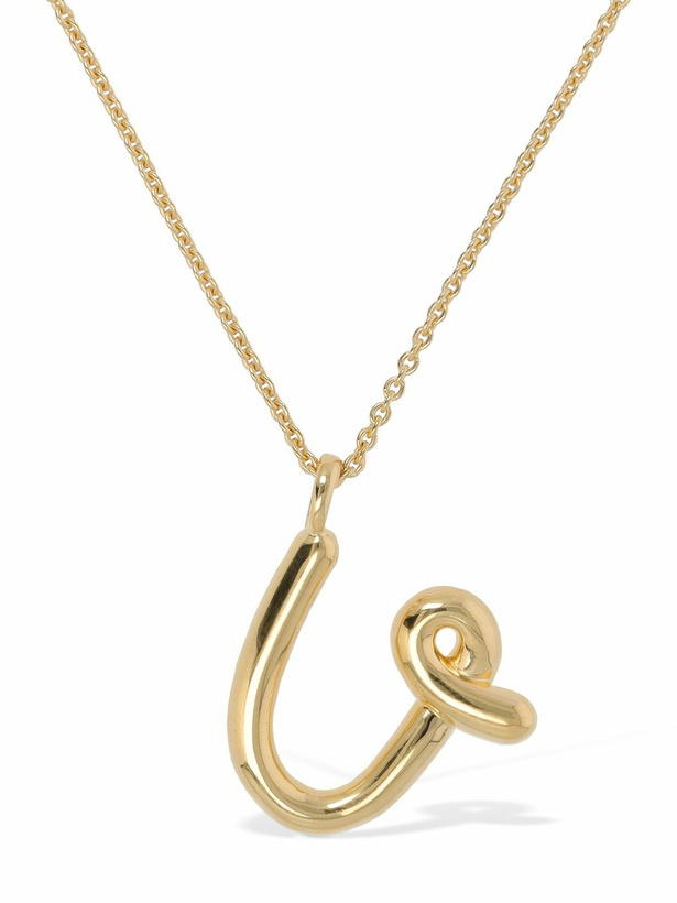 Photo: MISSOMA Curvy Molten "u" Pendant Necklace