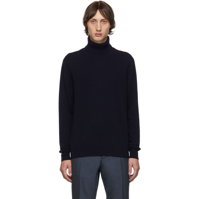 Photo: Maison Margiela Navy Cashmere Turtleneck