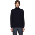 Maison Margiela Navy Cashmere Turtleneck